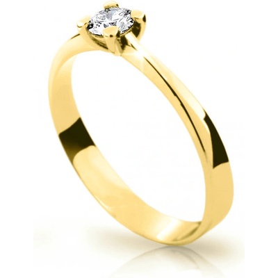 Cutie Jewellery Zásnubný prsteň zo žltého zlata so zirkónom Z6899 1905 10 X 1