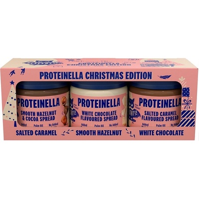 HealthyCo Proteinella Vánoční edice 3 x 600 g