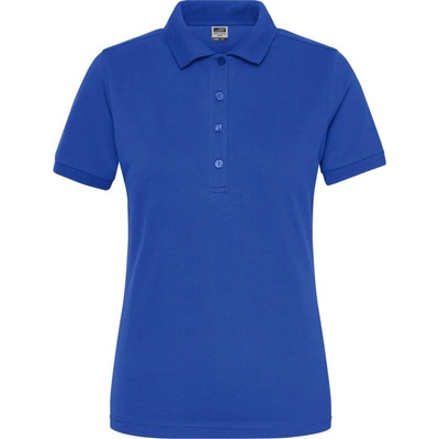 James & Nicholson Polokošile Solid JN 1805 elastická krátký rukáv dámská COT-02180505000 Královská modrá