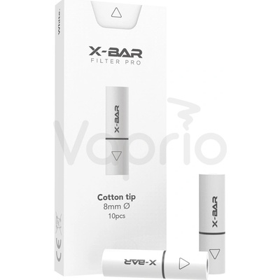 J Well X Bar Filter Pro balení filtrových náustků 10 ml Bílá