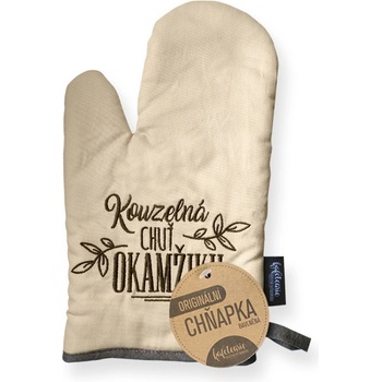 Nekupto Kafetearie Začni každý den s úsměvem dárková chňapka 28 x 16 cm