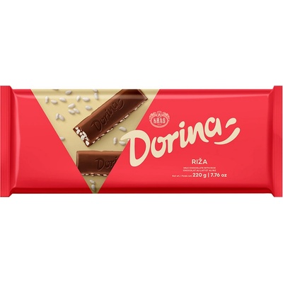 Kraš Dorina čokoláda s rýží 220 g