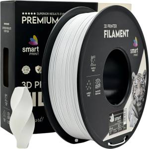 Smart Print FG-S47-E1, 3D нишка, PLA+, 1, 75 мм, 1000 г, Бял (White) (FG-S47-E1)
