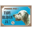 Dafiko Tabulka Anglický setr bílý