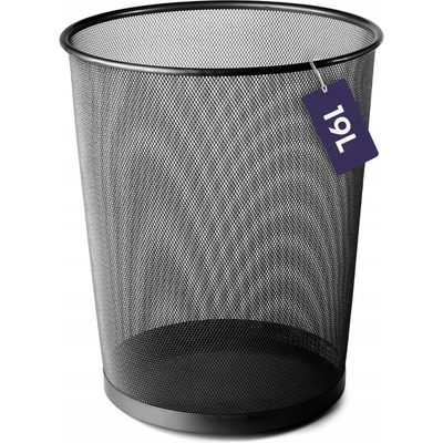 Office Odpadkový kôš Kovový set 19 l čierny
