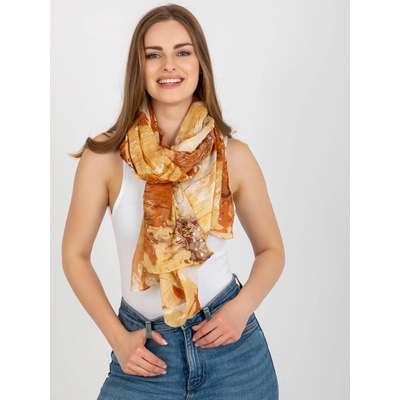 dámský šátek s květy at-po-205011.38-beige