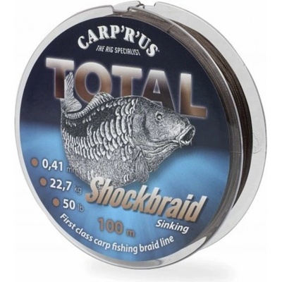 Carp ´R´ Us Šňůra Total Shock Braid 100m 0,30mm 13,6kg
