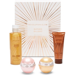 Revolution Makeup Revolution Glow Bathed In Light Body Collection Gift Set Лосион за тяло
