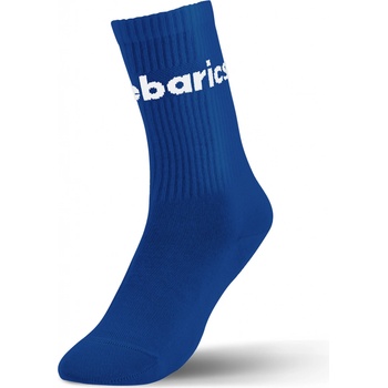 Be Lenka Barebarics Barefootové ponožky Crew Cobalt Blue Big logo