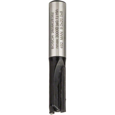 BOSCH Drážkovací frézy 8 mm, D1 9 mm, L 20 mm, G 51 mm