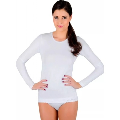 BRUBECK Cotton LS00900W bílá