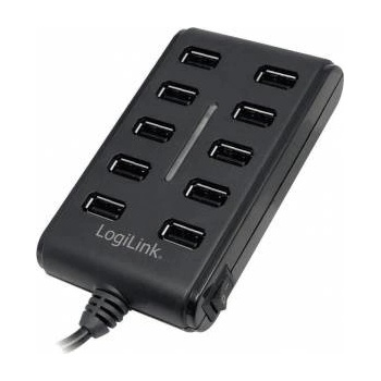 LogiLink USB 2.0 Hub 10-Port - hub - 10 ports