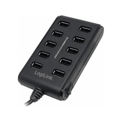 LogiLink USB 2.0 Hub 10-Port - hub - 10 ports