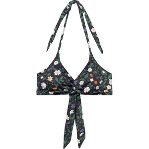 DEDICATED Дамско бикини горнище DEDICATED Women's Bikini Top Gullholma Bikini top - Strawberry Field Black (150-5210-0712)