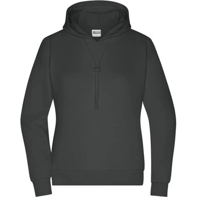 Daiber JN 8033 dámská lounge mikina s kapucí graphite