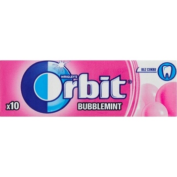 Orbit Bubblemint Žuvačka bez cukru 14 g