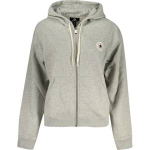 Converse Дамски суитшърт с цип converse, Размер xl, Цвят Сиво (cvw6h546_gr027m6x)