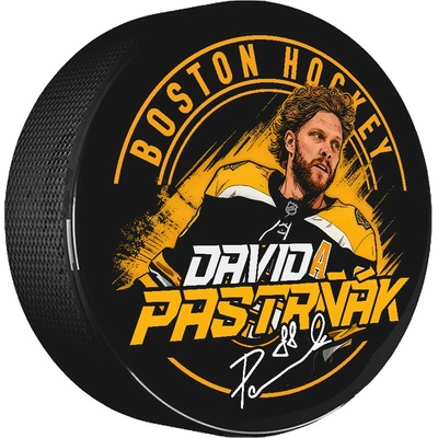 FansArena Puk David Pastrňák #88 Boston Hockey Town Exclusive Collection (Boston Bruins NHL)