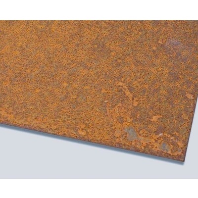 Ocelový plech Corten; formát 3x1500x3000mm