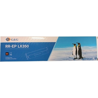 Compatible Лента за матричен принтер EPSON LX-350 (LX350) - C13S015637 - Black - P№ RR-EP-LX350-BK - 4 милиона символа - G&G (Compatible-RR-EP-LX350-BK)