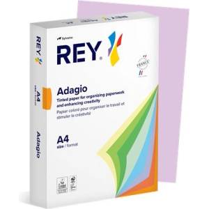 REY Копирна хартия, цветна, A4, 80 g, REY "Adagio", интензивно лилава RYADA080X491/547 LILAC (RYADA080X491/547 LILAC)