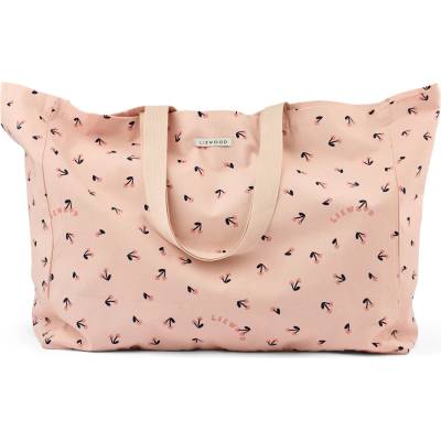 LIEWOOD Детска чанта за рамо Liewood Kid's Maxi Totebag Shoulder bag - Cherry Heart / Rosey - размер 54, 4 x 46 cm (510-6518-0411)