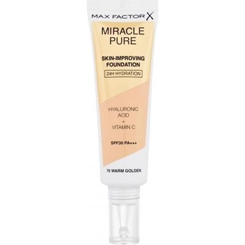 Max Factor Miracle Pure Skin dlhotrvajúci make-up SPF30 76 Warm Golden 30 ml