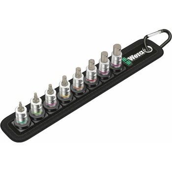 WERA Sada nástčných kľúčov Zyklop 1/4" s bitom Hex-Plus HF, 8 dielna
