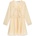 Guess Свободна нежна рокля за момиче в бежов цвят с воали и лога Guess