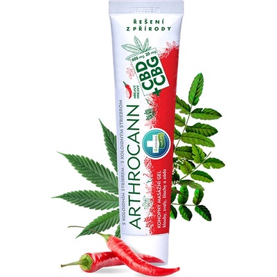Annabis Arthrocann hrejivý gél na kĺby, svaly, šľachy CBD+CBG 75 ml