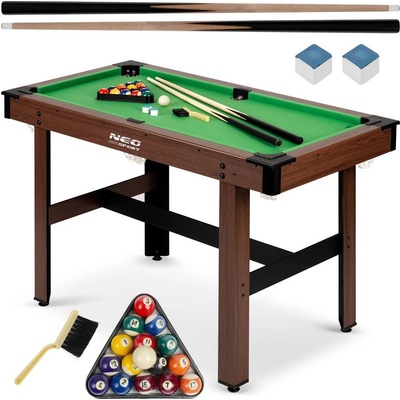 Neo-Sport Kulečníkový stůl 122 x 61 x 76 cm NS-807 tmavě hnědá