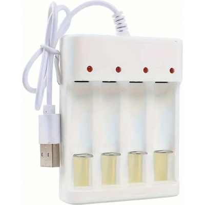 USB зарядно устройство за до 4 броя батерии - AA, AAA, Ni-MH
