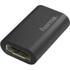 Hama Адаптер HAMA, DisplayPort женско - DisplayPort женско, Ultra HD, 4K, Черен (HAMA-200345)