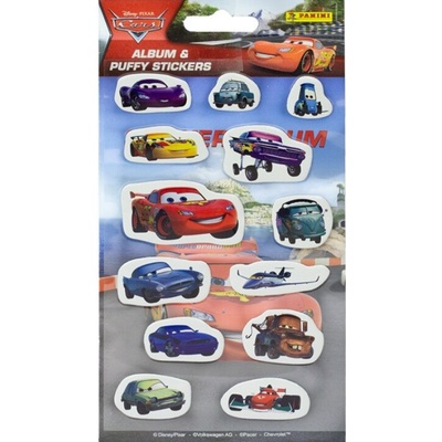 Album Disney Cars a puffy samolepky 13 ks