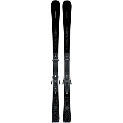 Sjezdové lyže SALOMON E S/MAX N°14 + MI12 GW F80 Black/Glitter - 165