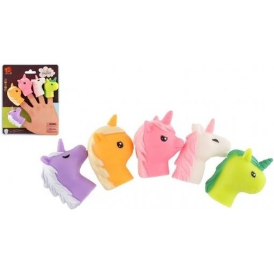 Teddies Maňásek prstový jednorožec 5ks guma 6cm – Zboží Dáma