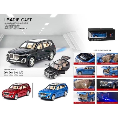 Armtoys КОЛЕКЦИОНЕРСКА МЕТАЛНА КОЛА bmw 1: 24 + ПУШЕК
