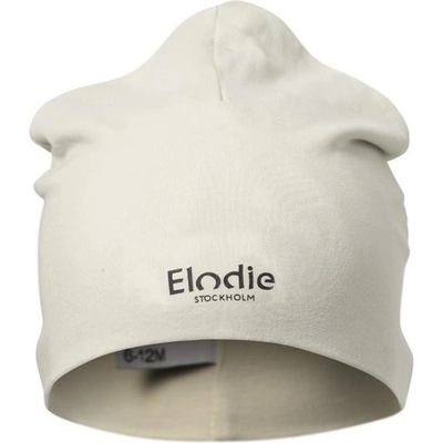 Elodie Datails bavlněná čepice Logo Creamy white