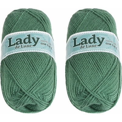 BELLATEX Lady NGM de luxe 100 g súprava 2 ks - 1132 machovo zelená