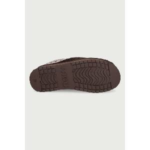 Mou пантофи дамски Platform Clog Curly Sheepskin (MU.FW681009M.MOCHA)