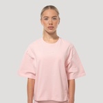 GymBeam Дамска овърсайз тениска Mochi Pink L
