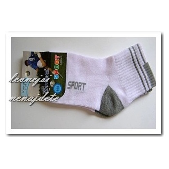 PESAIL Chlapecké bavlněné ponožky šedé sport