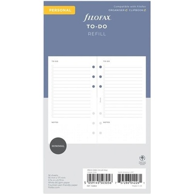 Filofax Sledovanie úloh náplň osobných diárov