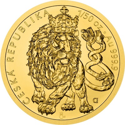 Česká mincovna Zlatá mince Český lev 2026 stand 1/50 oz – Hledejceny.cz