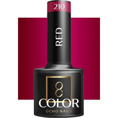 Ocho Nails lak na nechty červený 210 5 g