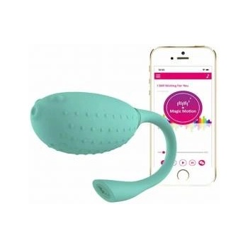 Magic Motion Вибратор Egg Magic Motion Fugu цвят тюркоаз