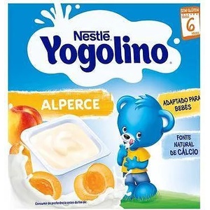 Nestle Yogolino - Млечен десерт кайсич 6 месец 4 х 100 гр