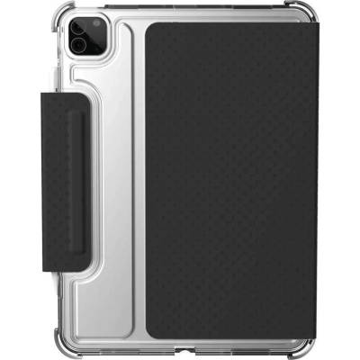 Urban Armor Gear Gear U Lucent Case - удароустойчив хибриден кейс от най-висок клас за iPad Air 5 (2022), iPad Air 4 (2020), iPad Pro 11 (2020), iPad Pro 11 (2018) (черен-прозрачен)