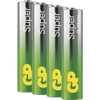 Emos, Alkalická baterie GP Super AAA (LR03), 4 ks