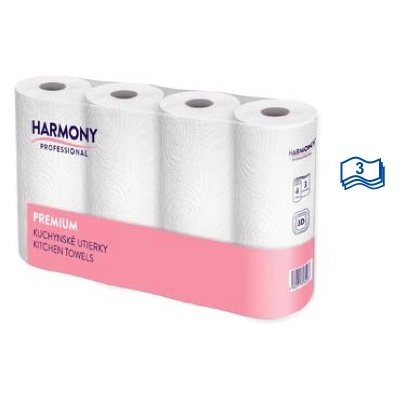 HARMONY Wimex Profesiional 3 vrstvy, 4 x 50 ks
